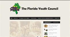 Desktop Screenshot of floridayouthcouncil.org